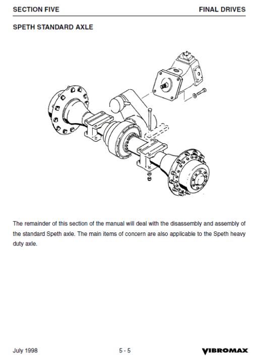 JCB Vibromax 1103 Single Drum Roller Service Manual - Image 4