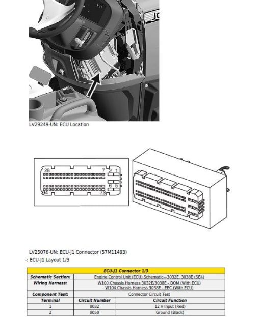 John Deere 3025E, 3032E, 3036E, 3038E Tractors Technical Manual (S.N L100001- NP900001) - Image 4