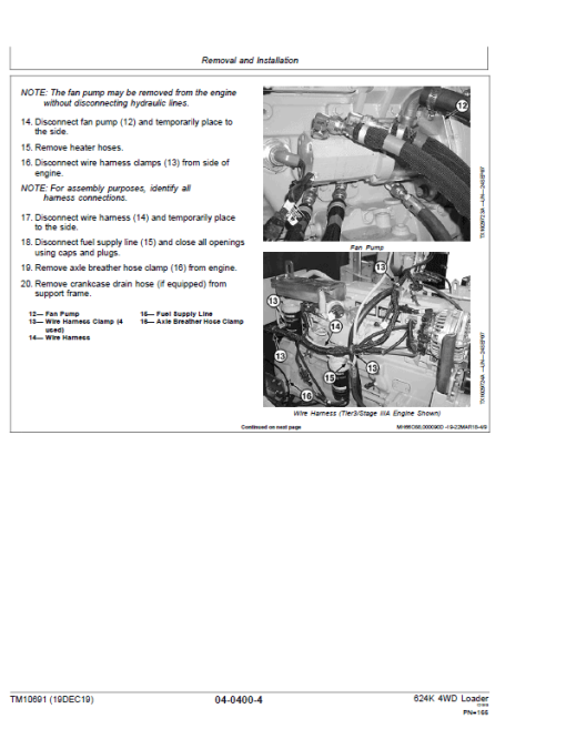 John Deere 624K 4WD Loader Engine 6068HDW79 T3 & S2 Technical Manual ( SN. - 642634) - Image 4