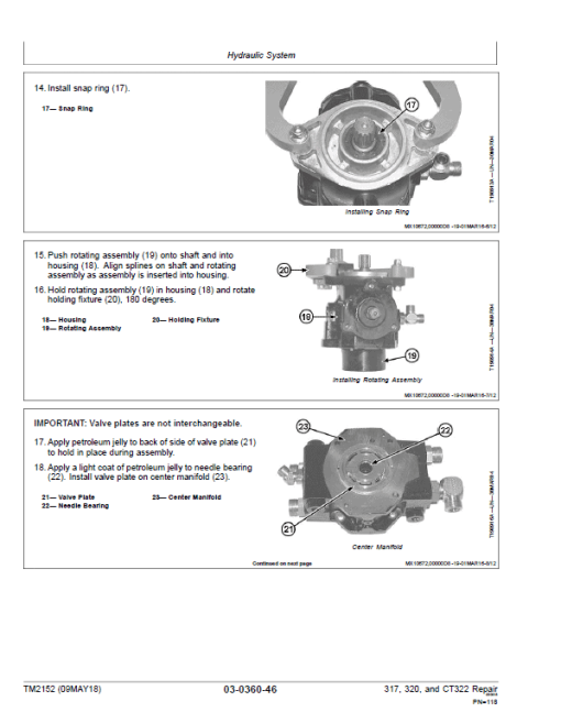 John Deere CT322 Compact Loader Repair Technical Manual - Image 4