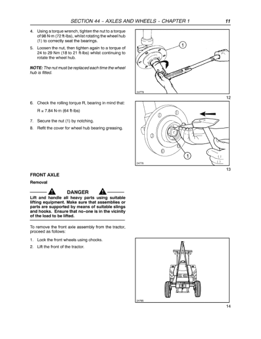 New Holland T5030, T5040, T5050, T5060, T5070 Tractor Service Manual - Image 5