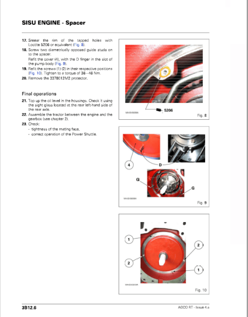 AGCO RT110A, RT120A, RT140A, RT155A, RT180A Tractor Service Manual - Image 3