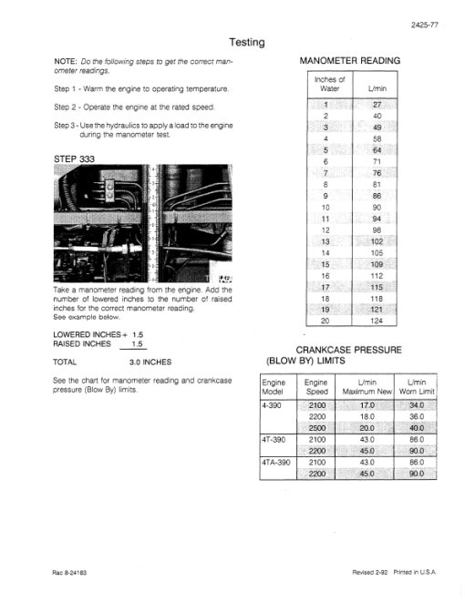 Case 9020 Excavator Service Manual - Image 4