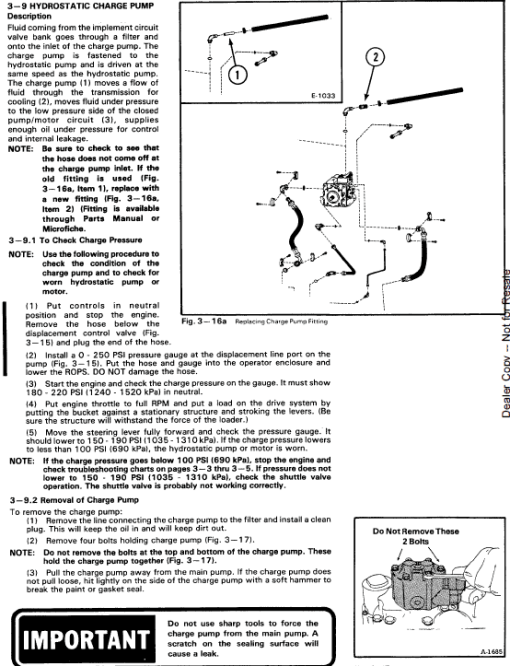 Bobcat 974 and 975 Loader Service Manual - Image 4