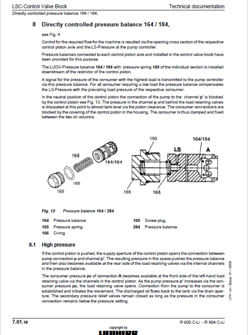 Liebherr R900C, R904C Litronic Excavator Service Manual - Image 4