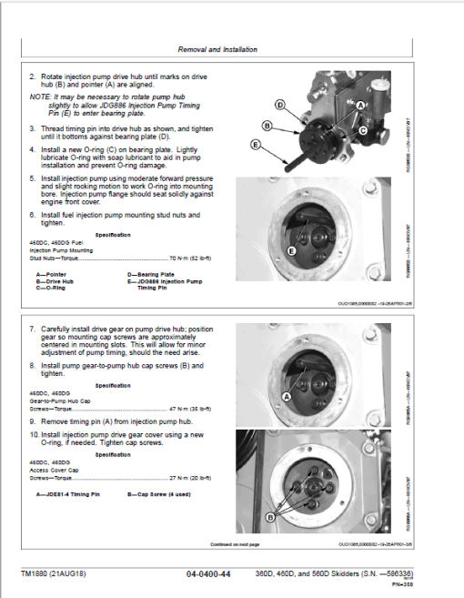 John Deere 360D, 460D, 560D Skidders Repair Manual (S.N.  before 586336) - Image 4