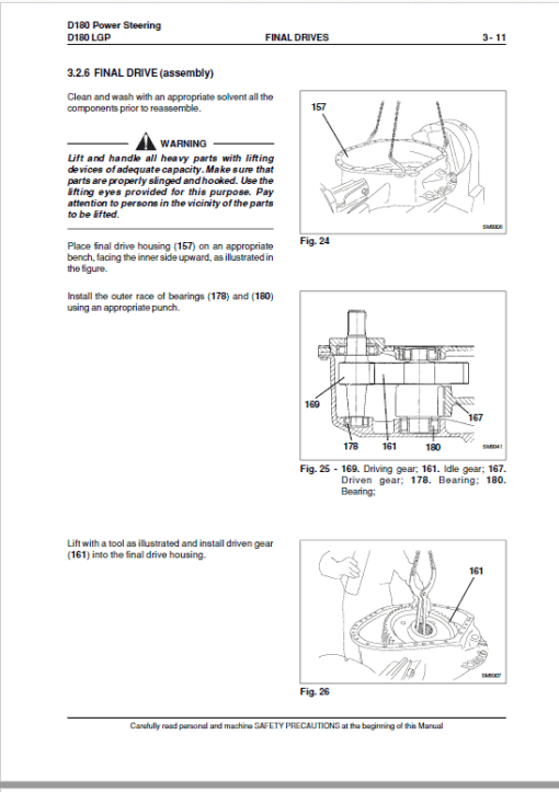 New Holland D180 LT, D180 XLT, D180 LGP Crawler Dozer Repair Service Manual - Image 5