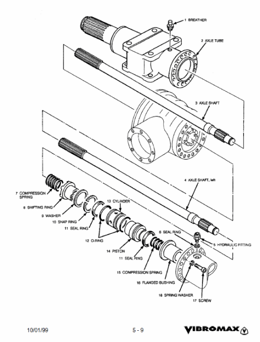 JCB Vibromax 1105, 1106, 1405, 1805 Single Drum Roller Service Manual - Image 5