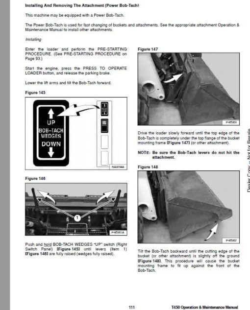 Bobcat T450 Compact Track Loader Service Repair Manual - Image 4