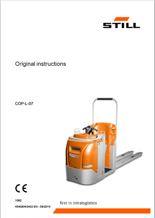 Still COP-20, COP-H10, COP-LH10, CS20, CS10M, CS16S, CS30Z, EGU-S, EGU, EGV Repair Manual - Image 15