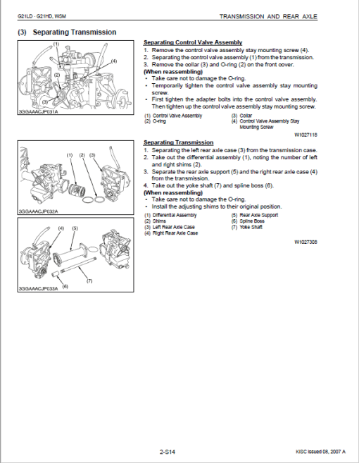 Kubota G21LD, G21HD Mower Workshop Service Manual - Image 4