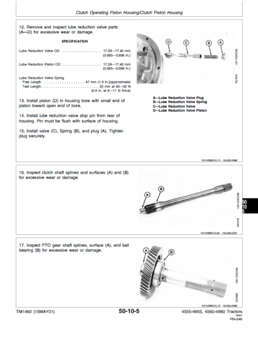 John Deere 4560, 4760, 4960 Tractors Repair Technical Manual - Image 4