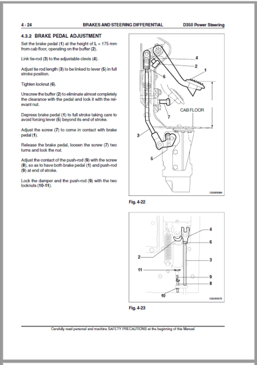 New Holland D350 LT, D350 XLT, D350 LGP Crawler Dozer Repair Service Manual - Image 4