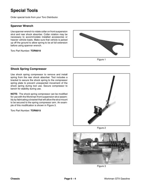 Toro Workman GTX Gasoline Service Repair Manual - Image 4