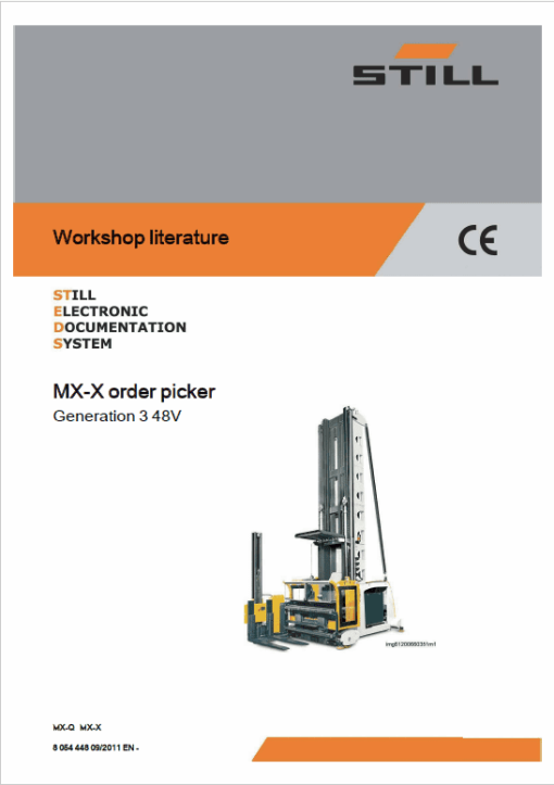 Still MX-X Order Picking Truck  Generation 3, 48v and 80v Workshop Repair Manual - Image 5