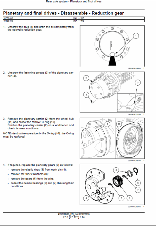 New Holland W50C, W60C, W70C, W80C Tier 4B Wheel Loader Manual - Image 4