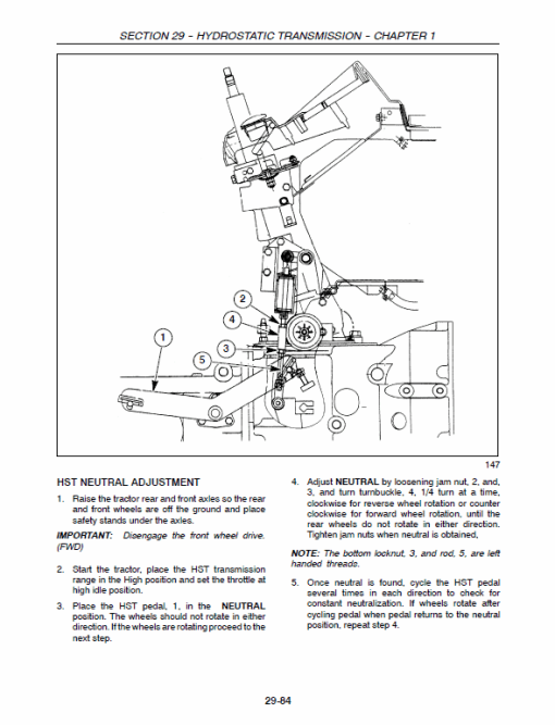 New Holland TC21DA, TC24DA Tractor Service Manual - Image 4