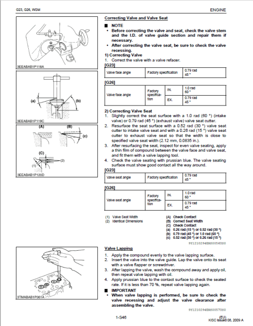 Kubota G23, G26 Mowers Workshop Service Manual - Image 4