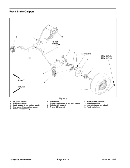 Toro Workman MDE Electric Vehicle Service Repair Manual - Image 4