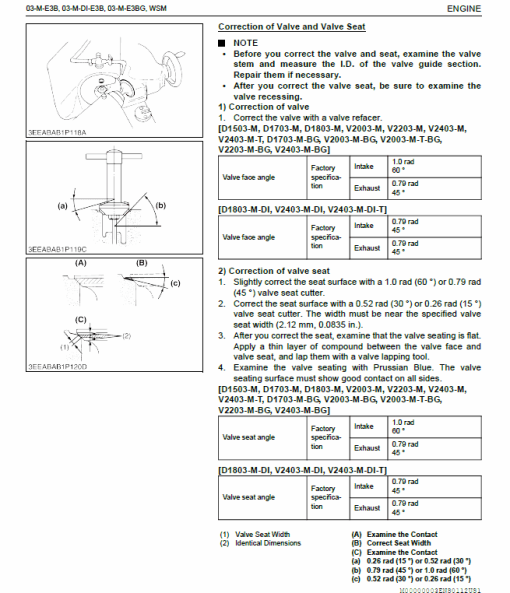 Still WSM 03-M-E3B, 03-M-E3BG Kubota Engine Workshop Repair Manual - Image 4