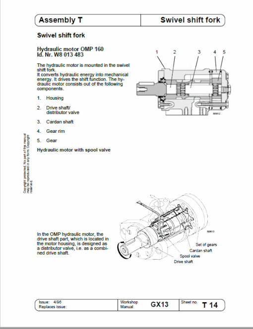 Still GX13 Order Picking Stacker Trucks Workshop Repair Manual - Image 4