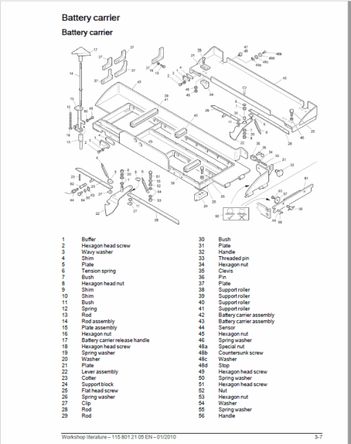 OM Pimespo XRS14ac, XRS16ac, XRS20ac Electric Reach Trucks Workshop Repair Manual - Image 4