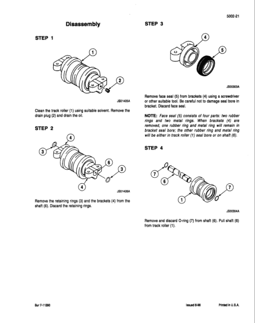 Case 9040B Excavator Service Manual - Image 4