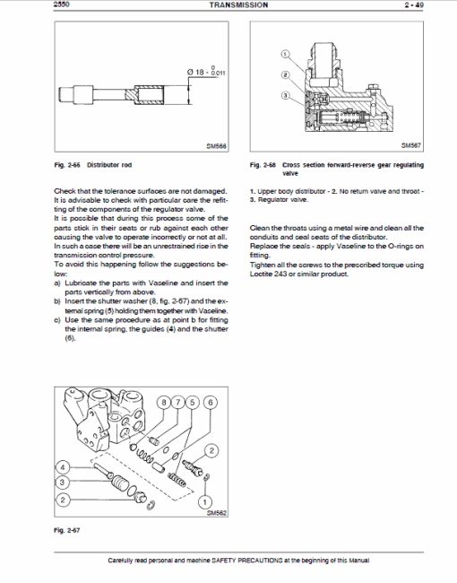 Case 2550 Crawler Dozer Service Manual - Image 4