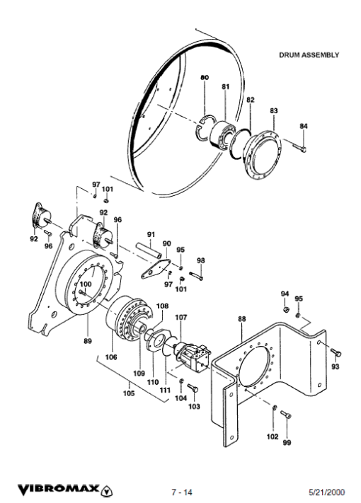 JCB Vibromax 752C Tandum Drum Roller Service Manual - Image 4