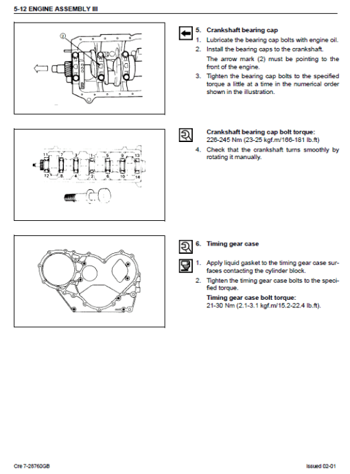 Isuzu AA-4BG1T, AA-6BG1, BB-4BG1T and BB-6BG1T Engines Service Manual - Image 5