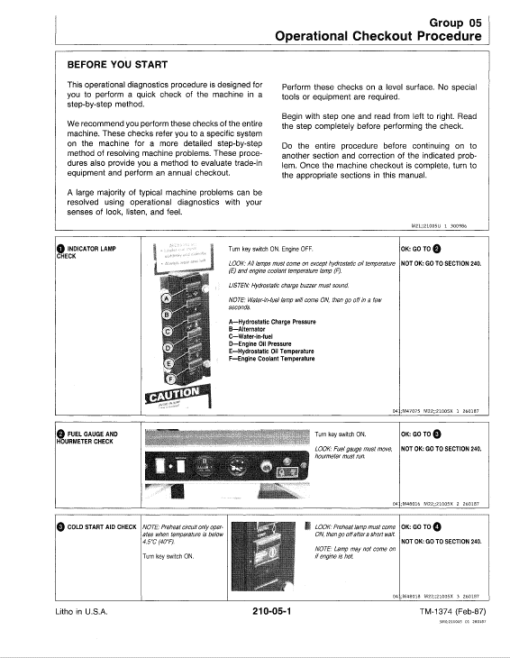 John Deere 675, 675B Skid-Steer Loader Technical Manual (TM1374) - Image 2