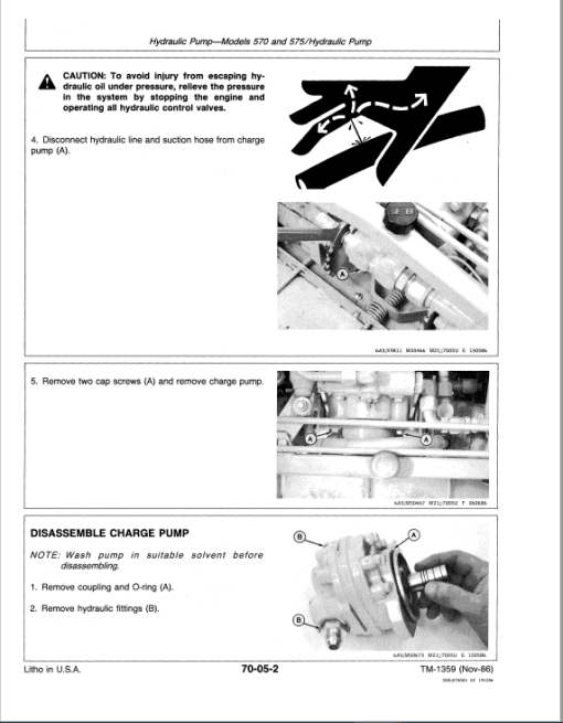 John Deere 570, 575, 375 Skid-Steer Loader Technical Manual (TM1359) - Image 2