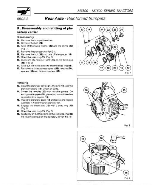 Challenger MT535, MT545, MT565 Tractor Workshop Manual - Image 4