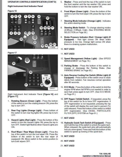 Bobcat T36.120SL, T36.120SLRB versaHANDLER Telescopic Service Repair Manual - Image 4