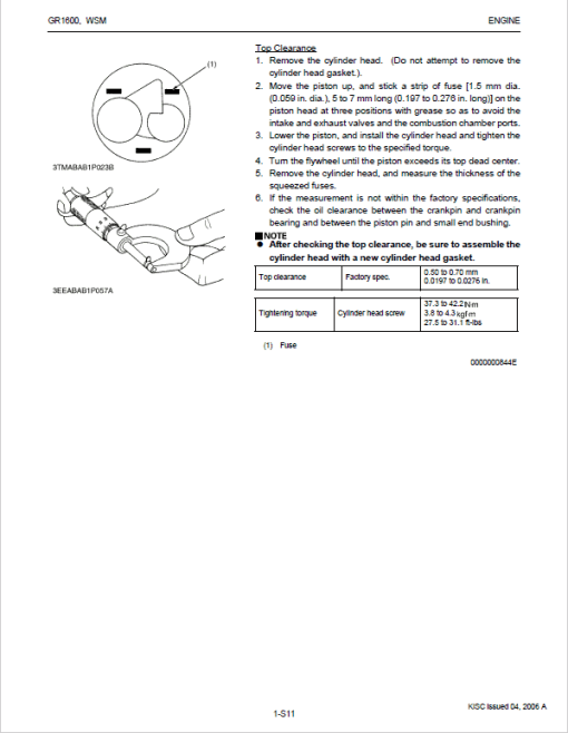 Kubota GR1600 Riding Mower Service Manual - Image 4