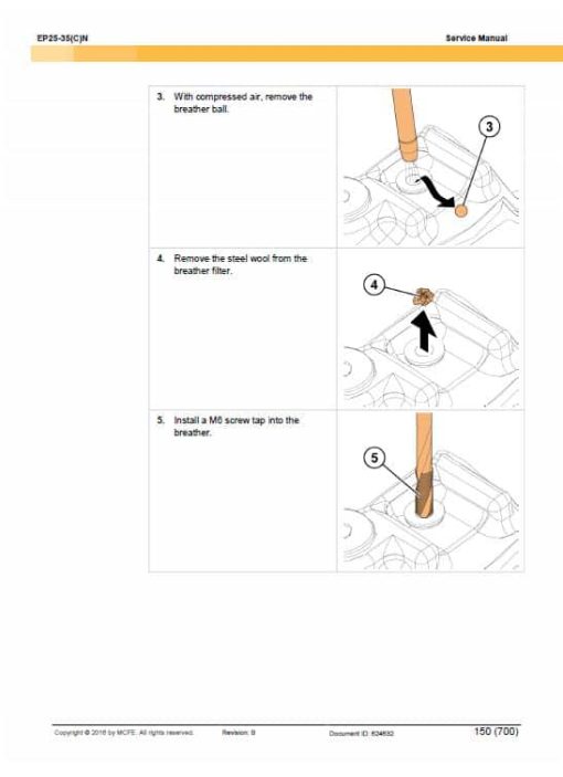 CAT EP25N, EP25CN, EP30N, EP30CN, EP35N Forklift Lift Truck Service Manual - Image 4