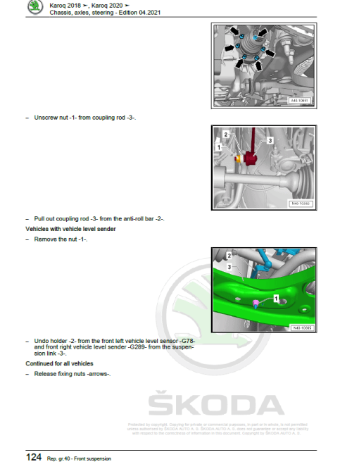 SKODA KAROQ (NU) Repair Service Manual - Image 4