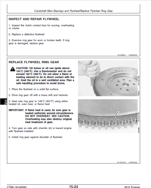 John Deere Series 500, 6619 Diesel Engines Service Repair Manual (CTM9) - Image 4