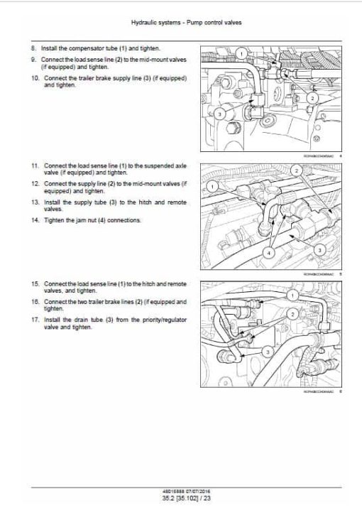 Case 180, 190, 200, 210, 225, 220, 240 Magnum Tractor Service Manual - Image 9