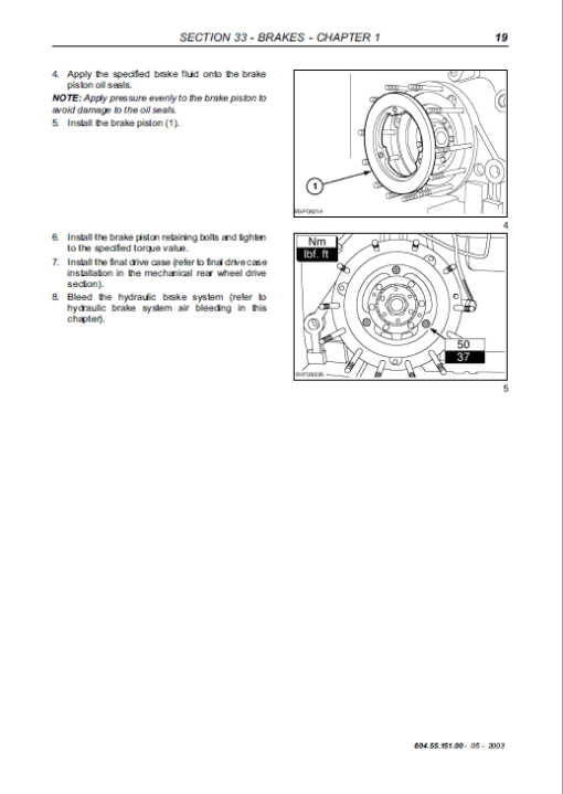 New Holland TS100A, TS110A, TS115A Tractor Service Manual - Image 4