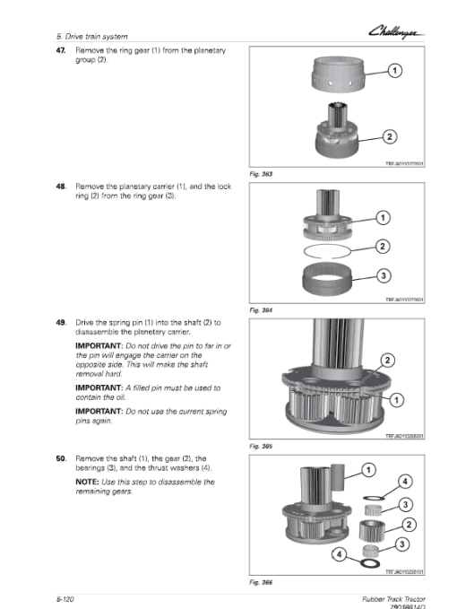 Challenger MT755E, MT765E, MT775E Tractor Service Manual - Image 2