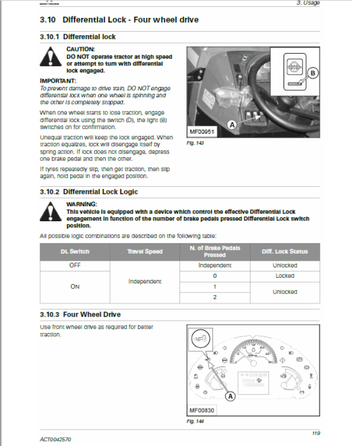 Massey Ferguson 3707, 3708, 3709, 3710 Tractor Manual - Image 4