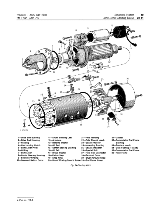 John Deere 4430, 4630 Tractors Repair Technical Manual - Image 5