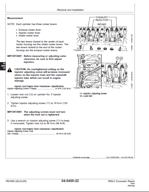 John Deere 550LC Excavator Repair Technical Manual - Image 4