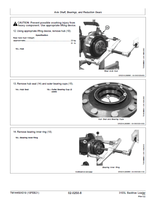 John Deere 310SL Backhoe Repair Technical Manual (S.N after C390996 & D390996 - ) - Image 4