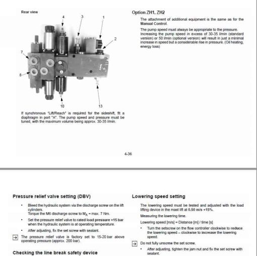 CAT EP40, EP45, EP50 Forklift Lift Truck Service Manual - Image 4