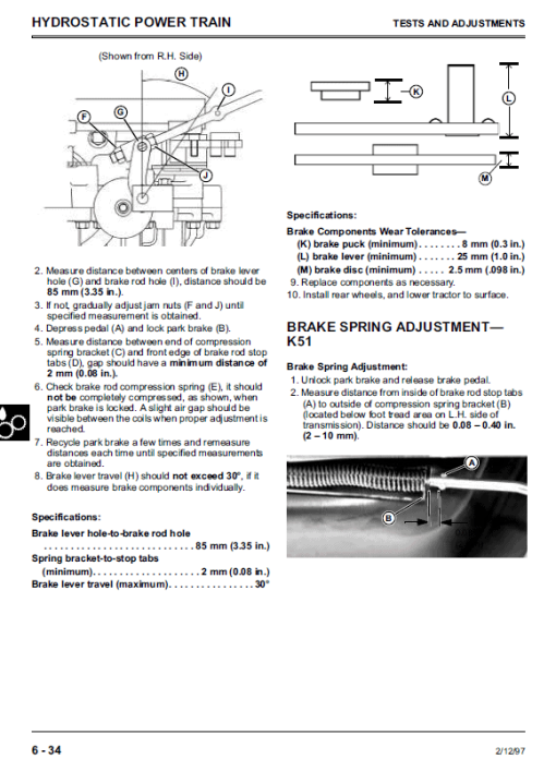 John Deere 1338, 1538, 1546, 1638 Sabre Lawn Tractors Technical  Manual - Image 2