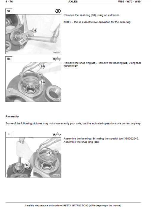 New Holland W50 Wheeled Loader Service Manual - Image 3