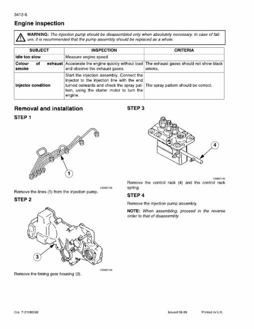 Case 50 Hydraulic Excavator Service Manual - Image 4