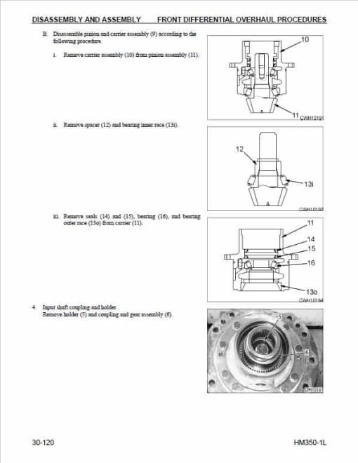 Komatsu HM350-1L Dump Truck Service Manual - Image 4